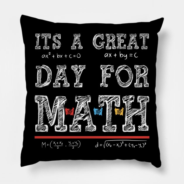 Math Teacher Pillow by Xtian Dela ✅