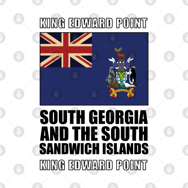 Flag of South Georgia and the South Sandwich Islands by KewaleeTee