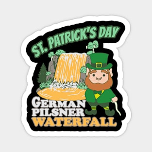 St Patricks Day German Pilsner Beer Waterfall Magnet