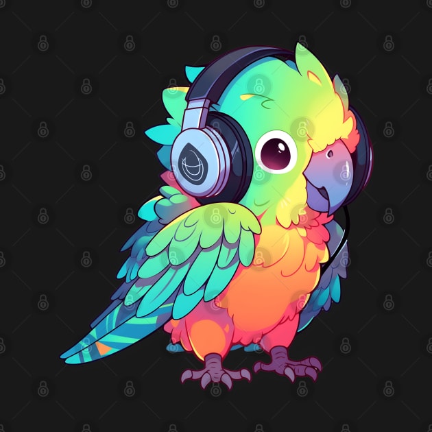 Parrot Headphones by pako-valor