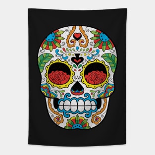 Rose Calavera Tapestry