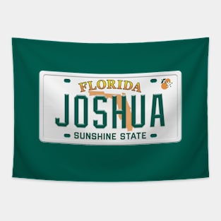 Joshua License Plate - FL Tapestry