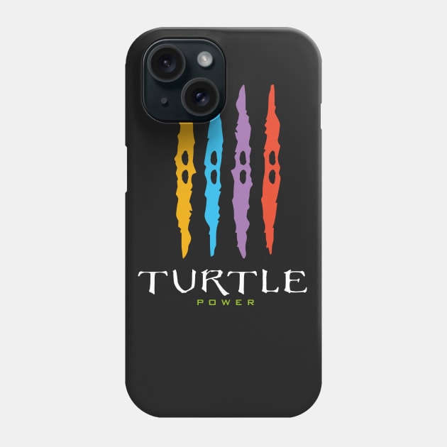 Turtle Power - Energy Drink Phone Case by RetroReview