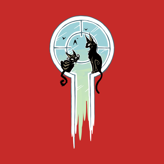 Window Cats by Freeminds