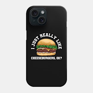 Cheeseburger Burger Anime Kawaii Phone Case
