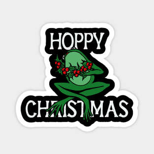 Hoppy Christmas Magnet