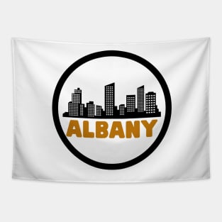 Life Is Better In Albany - Albany Skyline - Albany Tourism - Albany Skyline City Travel & Adventure Lover Tapestry