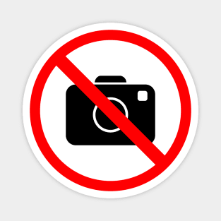 Photography prohibited Magnet