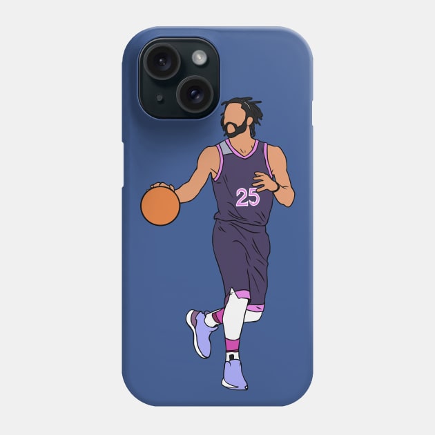 Derrick Rose Dribbling Phone Case by rattraptees