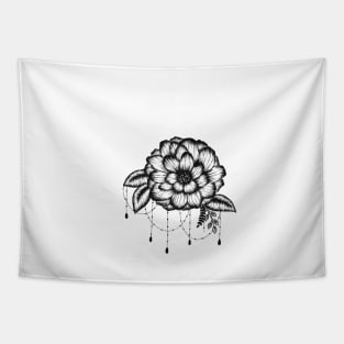 Floral Sketch Tapestry