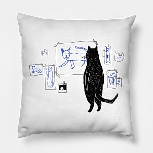 Cat gallery Pillow