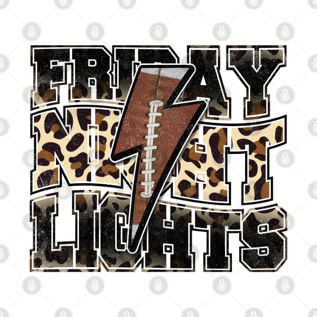 vintage football friday night lights by PixieMomma Co