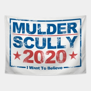 Mulder Scully On The Ticket 2020 Tapestry