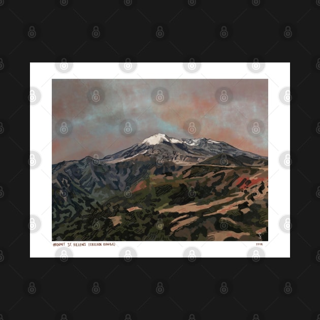 Mount Saint Helens by sydneybrookeart