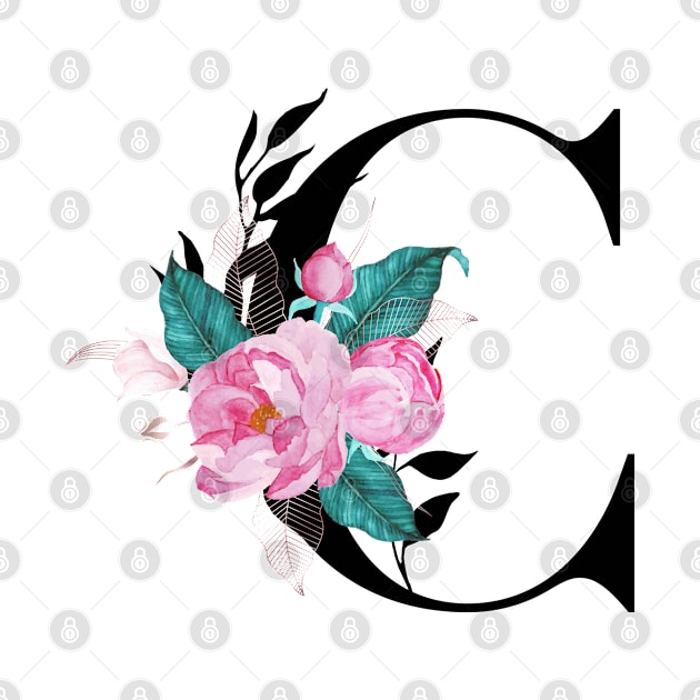 Floral Monogram C by Eric Okore