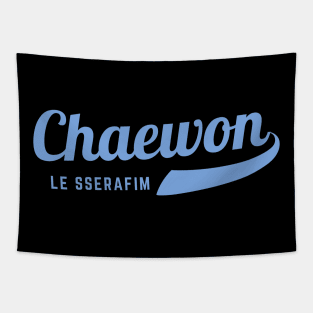 Chaewon Le Sserafim Baseball Tapestry