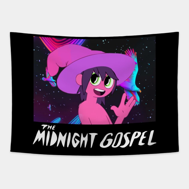 midnight gospel surreal Tapestry by LAKOSH