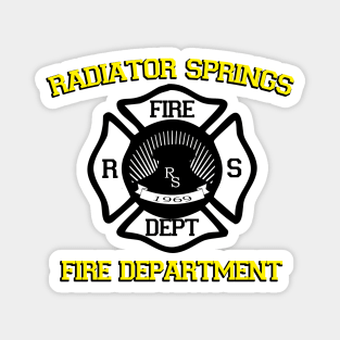 Radiator Springs Fire Department Magnet