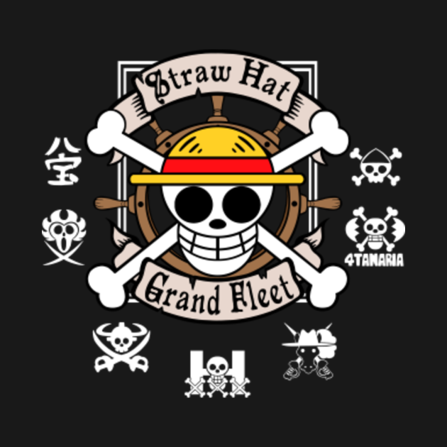 Straw Hat Grand Fleet - One Piece - T-Shirt | TeePublic