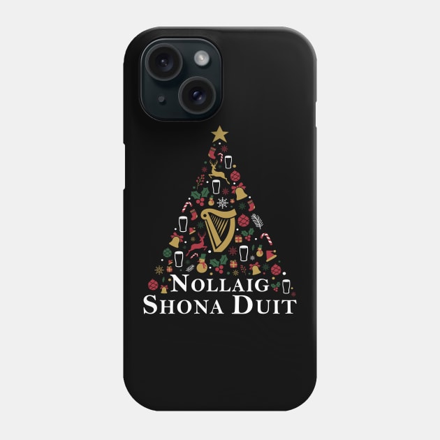 Nollaig Shona Duit Irish Tree Phone Case by The Gift Hub