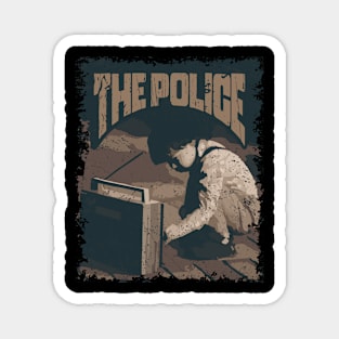 The Police Vintage Radio Magnet