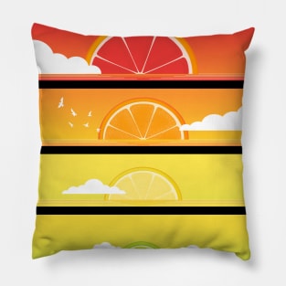 Citrus Sunset Pillow