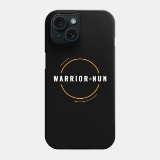 Warrior Nun Back Halo  - white/gold Phone Case