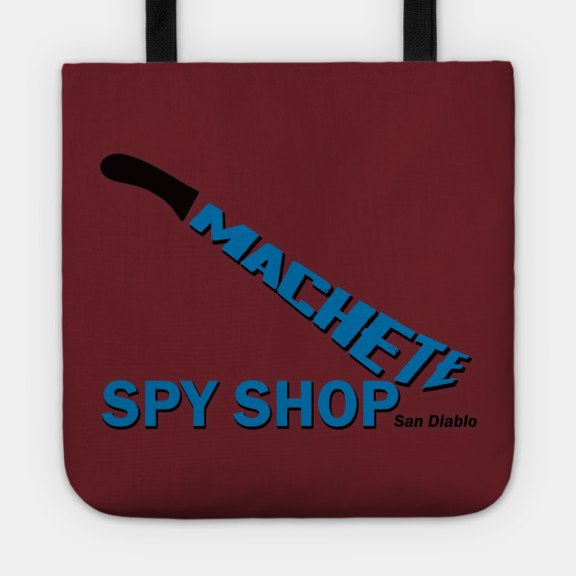 Machete Spy Shop From Spy Kids Spy Kids Tote Teepublic