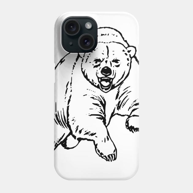 Bear Phone Case by linesdesigns