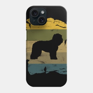 Barbet Distressed Vintage Retro Silhouette Phone Case