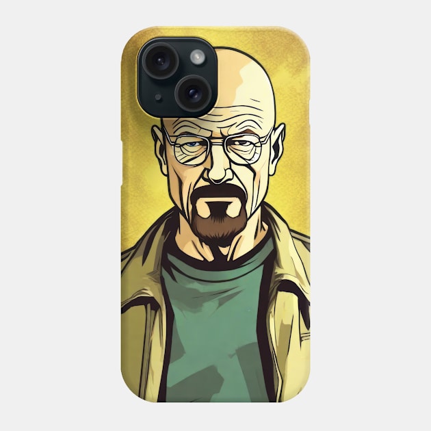 Walter White - Let's COOK ! Phone Case by Buff Geeks Art