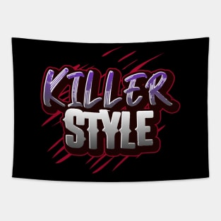 KILLER STYLE HORROR SLASHER Tapestry