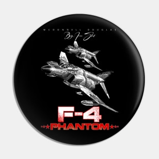 F4 Phantom Us Air Force Fighterjet Pin