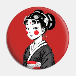 Japanese Girl Pin