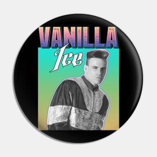 Outline Vanilla Ice Pin