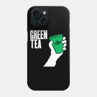 Funny Green Tea Punk Band Logo Parody For Tea Drinkers Phone Case