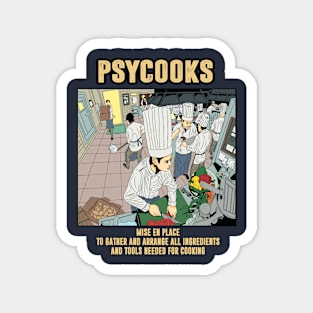 Psycooks mise en place Magnet