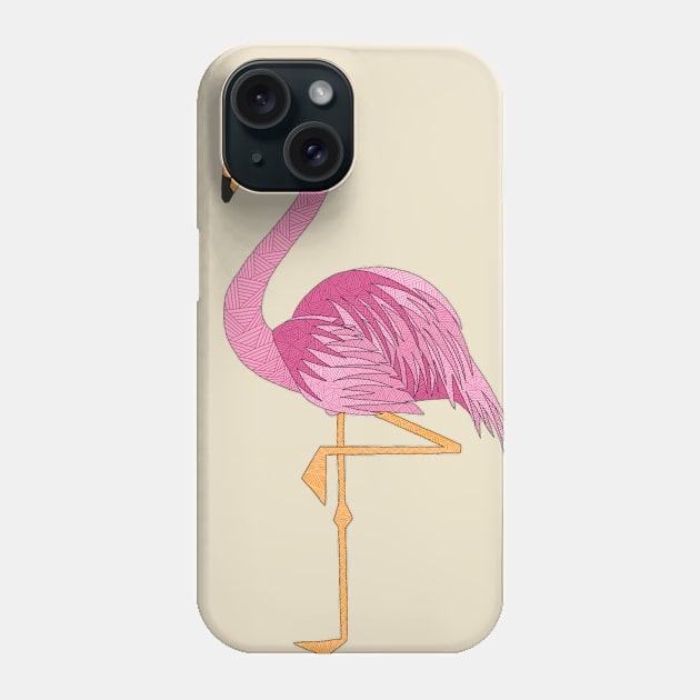 The Flamingo Phone Case by paviash