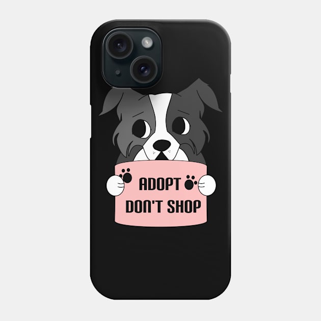 Adopt dont shop - Animal rights activist Phone Case by Ralph Hovsepian