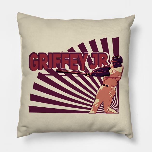 Ken Griffey Jr | Vintage style | Mariners Pillow by Aloenalone