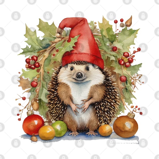 Christmas hedgeho by JnS Merch Store