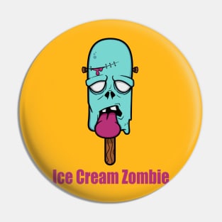 ice cream Zombie Pin