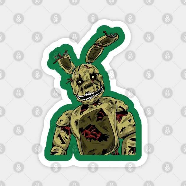 Spring Bonnie (Springtrap) animatronic from Five Nights at Freddy's 3.