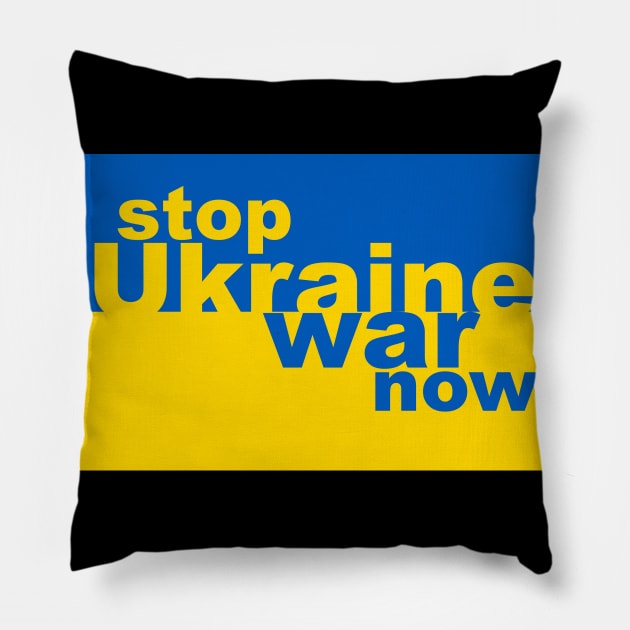 STOP WAR Pillow by gabbidea 