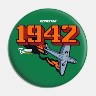 1942 Retro Arcade Vintage Gaming Pin