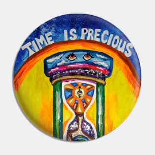 Painting of Time is Precious Don't Waste it Pin