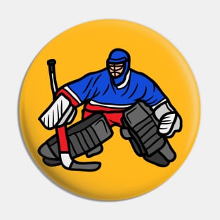 Hockey Game Hockey Player Goalkeeper Pin