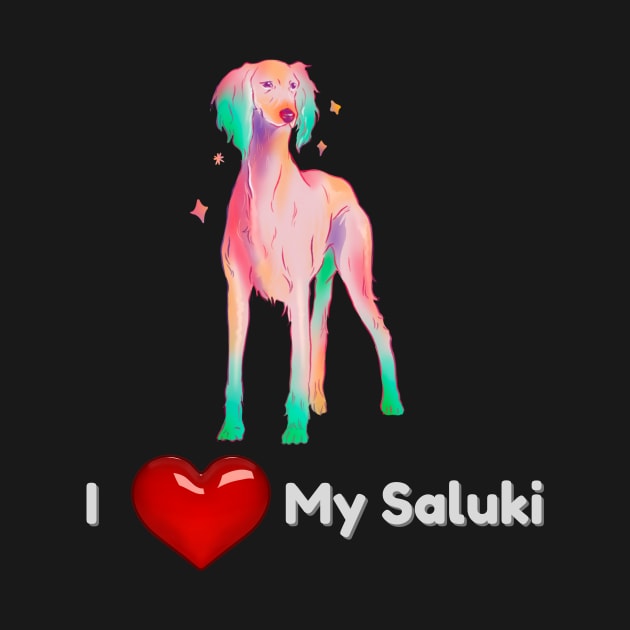 I Love My Saluki by greygoodz