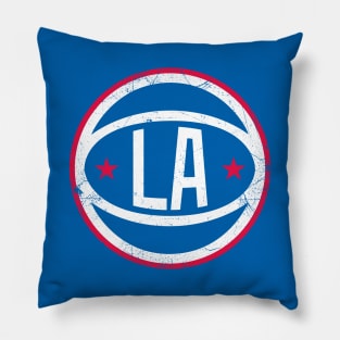 LAC Retro Ball - Blue Pillow