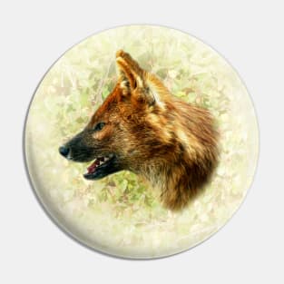 Asian wild dog Pin